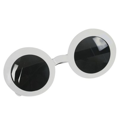 Brille Cool in verschiedenen Farben, Party, runde Spass-Brille, UV 400