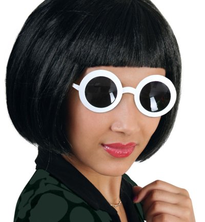 Brille Cool in verschiedenen Farben, Party, runde Spass-Brille, UV 400