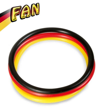 Fußball Party Fan Set, 3-tlg. EM, WM