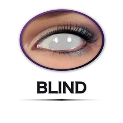 Fun-Linse "Blind" Einzellinse Kontaktlinse