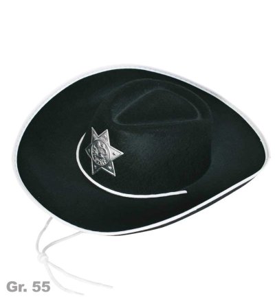 Kostüm Set Kinder Sheriff 5tlg. Weste Hose Hut Coltgürtel Pistole