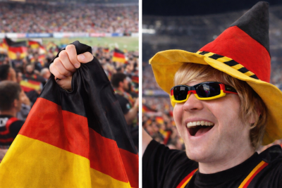 Cape FAN, Deutschland, Germany, Fußball, WM, EM, schwarz-rot-gold, Umhang
