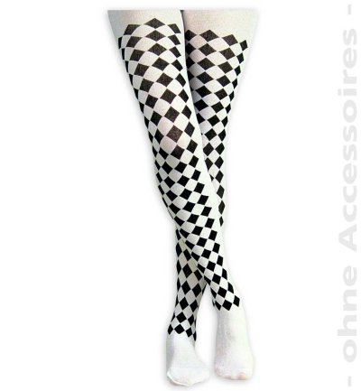 Strumpfhose, Fasching, Karneval, Mottoparty, kariert