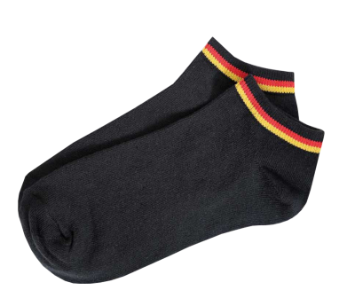 Sneakersocken Fan, schwarz, Unisex, Deutschland