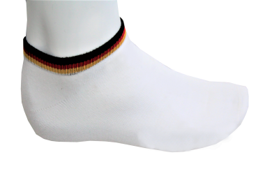 Sneakersocken Fan, weiß, Unisex, Deutschland