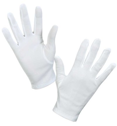 Kostüm-Set Pantomime, 3 TLG. Straßenkünstler Harlekin Shirt Schminke Handschuhe Hut Kostüm-Bundle Komplettset
