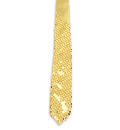 Paillettenkrawatte edel in verschiedenen Farben zum Binden Länge ca. 142 cm mit Bügel Karneval Party Silvester Accessoire