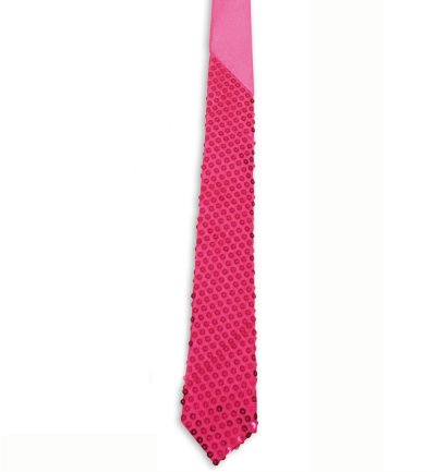 Paillettenkrawatte edel in verschiedenen Farben zum Binden Länge ca. 142 cm mit Bügel Karneval Party Silvester Accessoire