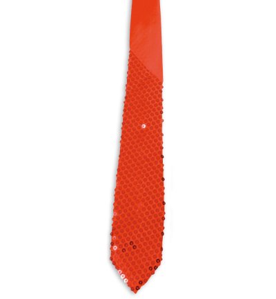 Paillettenkrawatte edel in verschiedenen Farben zum Binden Länge ca. 142 cm mit Bügel Karneval Party Silvester Accessoire
