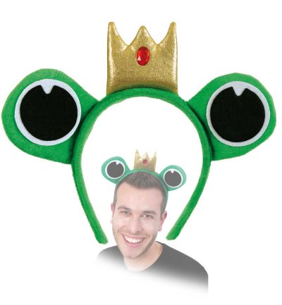 Haarreif "Froschkönig" Märchen Kopfschmuck