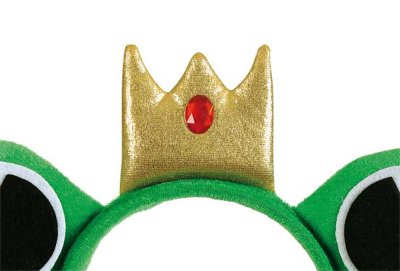 Haarreif "Froschkönig" Märchen Kopfschmuck