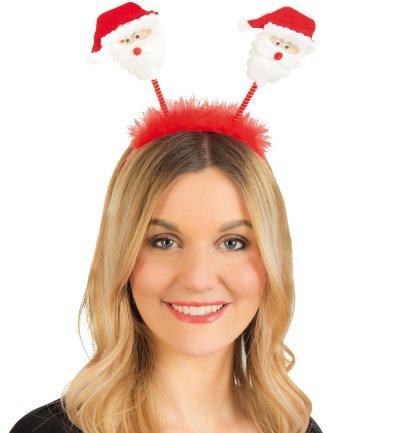 Nikolaus Haarreif Weihnachtshaarreif Wackelnder Weihnachtsmann Accessoire Weihnachten Advent