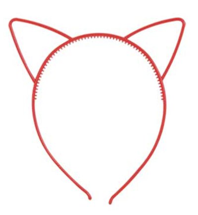 Haarreif Katzenohren Haarschmuck Accessoire in verschiedenen Farben