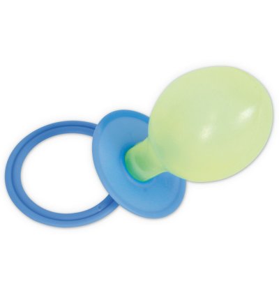 Schnuller, sortierte Farben, ca. 18 cm, Karneval, Accessoire, Scherzartikel
