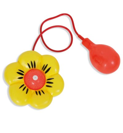 Spritzblume, Ø ca. 12 cm, Clown, Scherzartikel, Karneval, Mottoparty