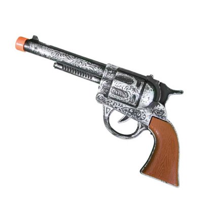 Cowgirl-Set 4-tlg mit Spielzeug-Revolver, Gürtel, Cowgirl-Hut und Kostüm