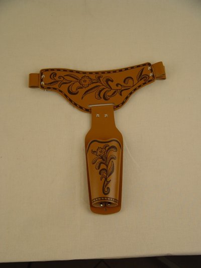 Revolvergürtel für Erwachsene ca. 115 cm, Karneval, Accessoire, Cowboy, Sheriff, Holster, Pistolenholster, Wilder Westen