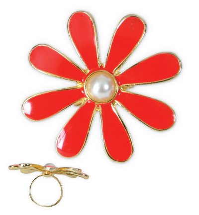 Kostüm-Set Hippie für Erwachsene, 4-teilig Kleid, 60er Jahre, Peace, Flower - Power, Festival