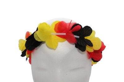 Hawaii-Stirnband "FAN" Deutschland Germany Fanartikel WM EM Kopfschmuck
