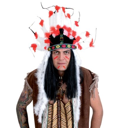 Indianer Kopfschmuck, sortierte Modelle, Indianer, Karneval, Accessoire