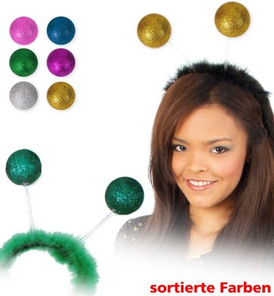 Happy Wabbles Glitter mit Federn, Karneval, Mottoparty, St. Patrick's Day