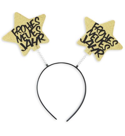 Haarreif Silvester Frohes Neues Jahr Sterne Glitzer Wabbles Accessoire Party Fotorequisite