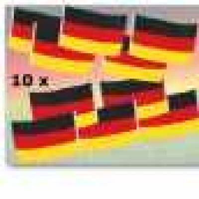 Flagge Deutschland Fahne, mit Metallösen, ca. 60 x 90 cm, versch. Ausführungen, Fanartikel