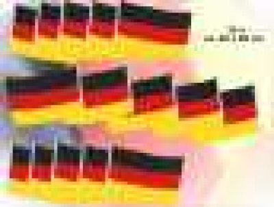 Flagge Deutschland Fahne, mit Metallösen, ca. 60 x 90 cm, versch. Ausführungen, Fanartikel