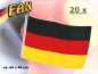 Flagge Deutschland Fahne, mit Metallösen, ca. 60 x 90 cm, versch. Ausführungen, Fanartikel