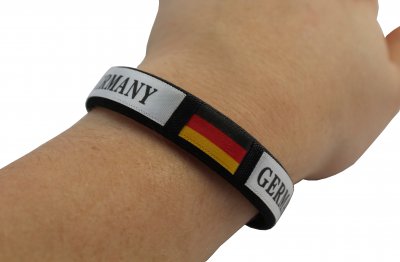 Armband "FAN" Germany Armreif Deutschland Fanartikel Schmuck