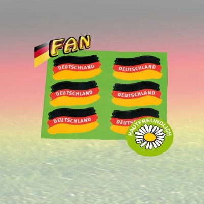 Fan Set, 3-tlg. Deutschland, EM, WM, Fußballparty, Germany, Fanartikel