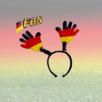 Fan Set, 5-tlg. Deutschland, EM, WM, Fußballparty, Germany, Fanartikel