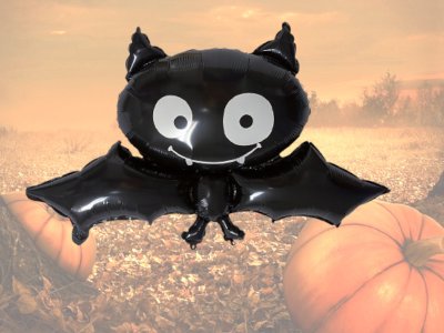 Luftballons, Folienballon Halloween, Halloweenparty Ballon, Kürbis & Geist, Spinne, Fledermaus für Geburtstag Dekorationen Zubehör Geschenk