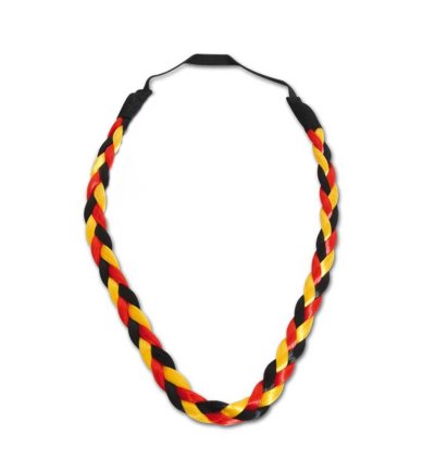 Haarband Fan, Deutschland, WM, EM, geflochtener Haarschmuck