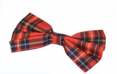 Schleife Mc Check, Karneval, Mottoparty, Accessoire, Fasching