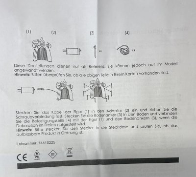 Horror Tor, XXL Aufblasbarer Sensenmann mit LED | 270x240x95 cm | Halloween Deko mit Sense & Beleuchtung | Für Innen und Außen geeignet