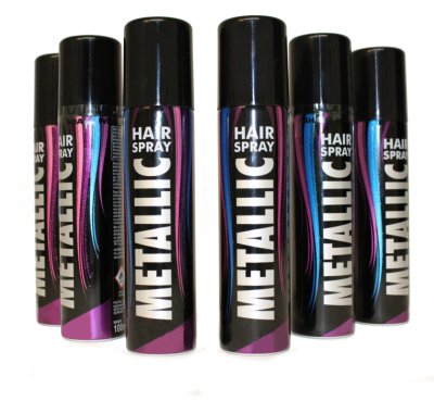 Hair-Spray, Haarspray, metallic, verschiedene Farben