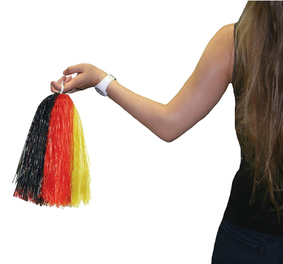 Cheerleader Pompon FAN, 1 Stück Deutschland, Fußball, WM, EM