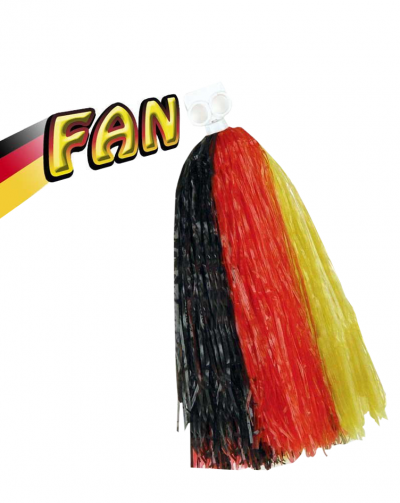 Cheerleader Pompon FAN, 1 Stück Deutschland, Fußball, WM, EM