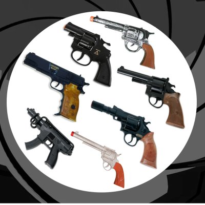 Revolver verschiedene Modelle Wilder Westen Cowboy Polizei Sheriff Agent Rollenspiele und vieles mehr…