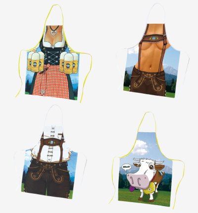 Bayern Schürze mit Motiv Küchenschürze Grillschürze Motivschürze Volksfest Gaudi Wies'n