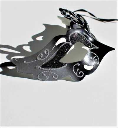 Glitzer Domino Maske Loup Domino Maskenball Glitter