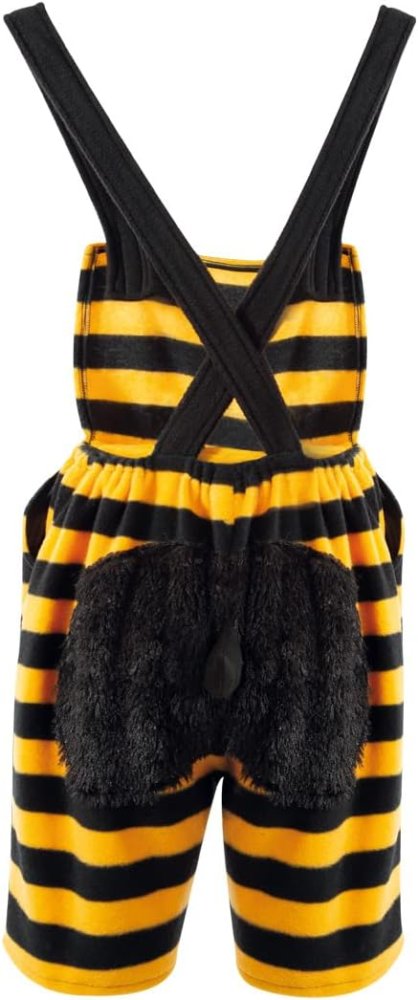 Kostüm Set Hummel Biene Latzhose und Turnbeutel Hummelkostüm Bienenkostüm Damenkostüm