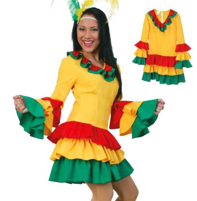 Damenkostüm "Ria Brazil" Karneval Rio de Janeiro Fasching Samba Gr 38 - 46