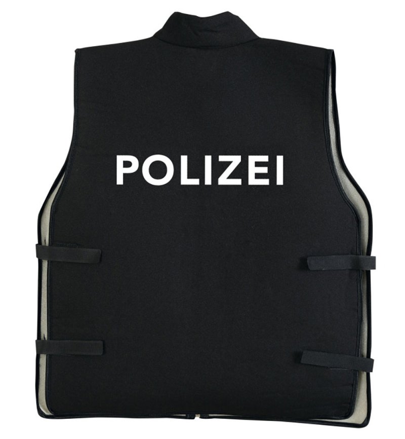 Kinderkostüm "Polizeieinsatzweste" Spielweste Polizei Polizist Police Carabinieri Gendarmerie Gr 128 - 152