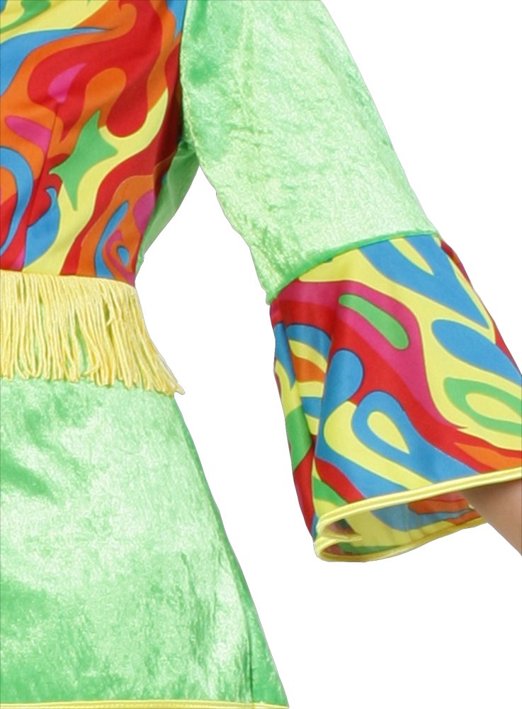Hippie Jennie Weste für Damen 70er Jahre Flower-Power-Outfit