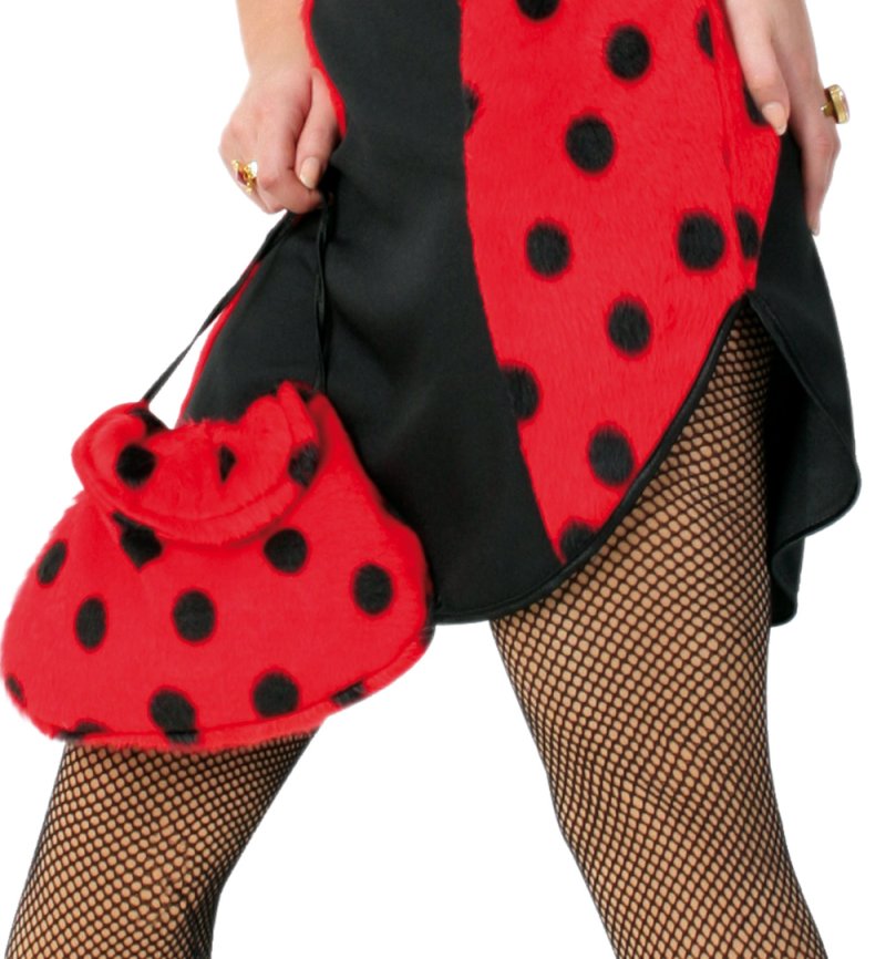 Damenkostüm "Coccinella", Kleid in Marienkäferoptik, Fasching, Karneval, Mottoparty, Gr. 36