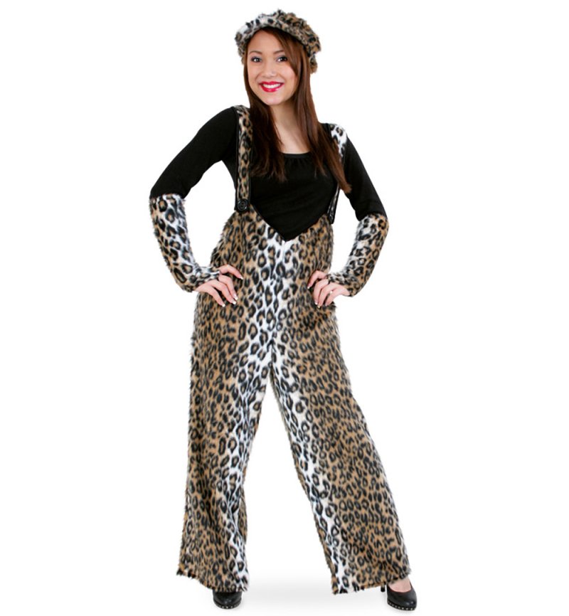 Leopardenkostüm " Plüschhose Leo " für Erwachsene