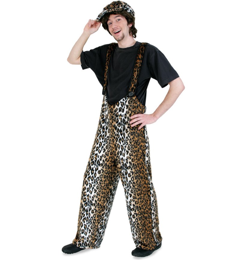 Leopardenkostüm " Plüschhose Leo " für Erwachsene