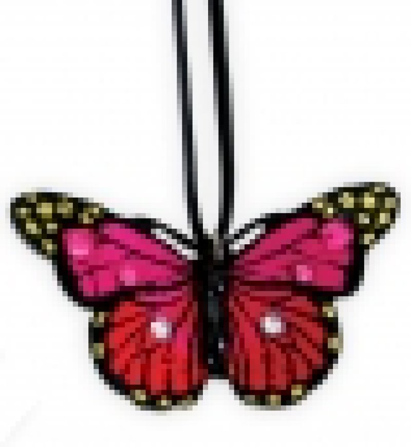 Kette Schmetterling, sortierte Farben, Karneval, Accessoire